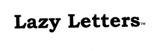LAZY LETTERS logo