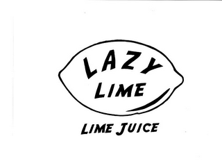 LAZY LIME LIME JUICE logo