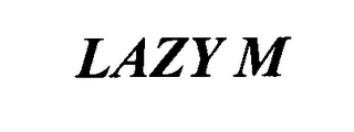 LAZY M logo