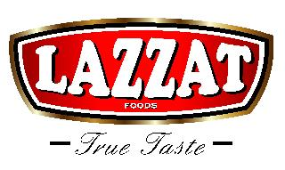 LAZZAT FOODS TRUE TASTE logo
