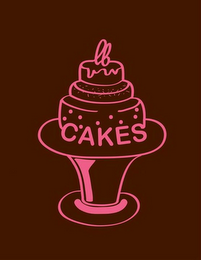 LB CAKES logo