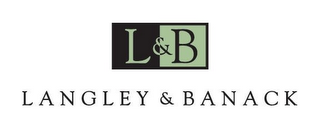 L&B LANGLEY & BANACK logo