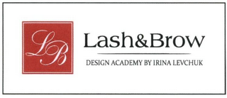 LB LASH & BROW DESIGN ACADEMY BY IRINA LEVCHUK logo