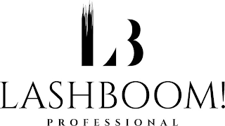 LB LASHBOOM! PROFESSIONAL logo