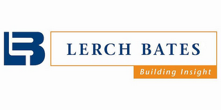 LB LERCH BATES BUILDING INSIGHT logo