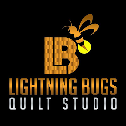 LB LIGHTNING BUGS QUILT STUDIO logo