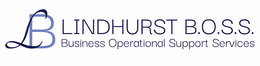 LB LINDHURST B.O.S.S. BUSINESS OPERATIONAL SUPPORT SERVICES logo