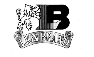 LB LION BRAND logo