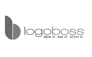 LB LOGOBOSS SEW IT. INK IT. ETCH IT. logo