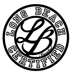 LB LONG BEACH CERTIFIED CERTIFIED logo