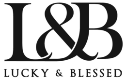 L&B LUCKY & BLESSED logo