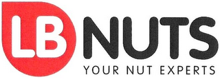 LB NUTS YOUR NUT EXPERTS logo