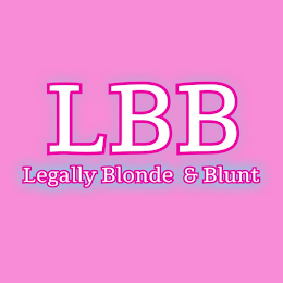 LBB LEGALLY BLONDE & BLUNT logo