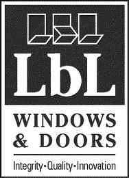 LBL WINDOWS & DOORS INTEGRITY-QUALITY-INNOVATION logo