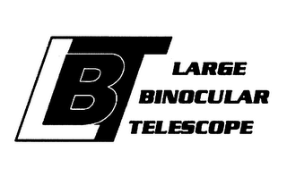 LBT LARGE BINOCULAR TELESCOPE logo