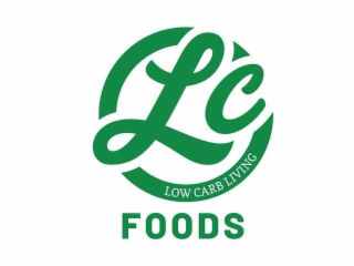 LC FOODS LOW CARB LIVING logo