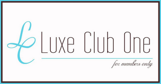 LC LUXE CLUB ONE FOR MEMBERS ONLY logo