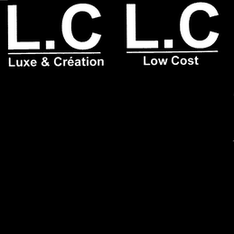 L.C LUXE & CRÉATION L.C. LOW COST logo