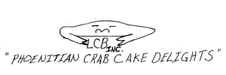 LCB INC. "PHOENITIAN CRAB CAKE DELIGHTS" logo