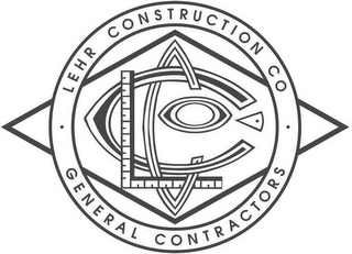 LCC LEHR CONSTRUCTION CO GENERAL CONTRACTORS logo