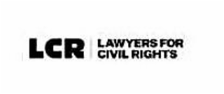 LCR LAWYERS FOR CIVIL RIGHTS logo