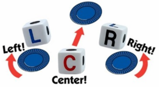 LCR LEFT! CENTER! RIGHT! logo