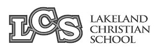 LCS LAKELAND CHRISTIAN SCHOOL logo