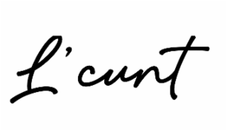 L'CUNT logo