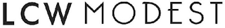 LCW MODEST logo