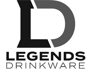 LD LEGENDS DRINKWARE logo