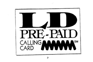 LD PRE-PAID CALLING CARD logo