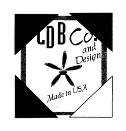 LDB CO AND DESIGN MADE IN USA 2002 logo