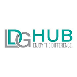 LDG HUB ENJOY THE DIFFERENCE. logo