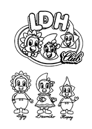 LDH CLUB LIFEY DREAMIKO HOPEY logo