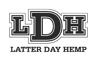 LDH LATTER DAY HEMP logo