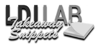 LDI LAB TAKEWAY SNIPPETS logo