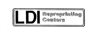 LDI REPROPRINTING CENTERS logo