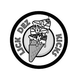 LDK LICK DEZ KICKS logo