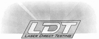 LDT LASER DIRECT TESTING logo
