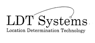 LDT SYSTEMS LOCATION DETERMINATION TECHNOLOGY logo