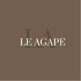 LE AGAPE LA logo