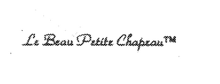 LE BEAU PETITE CHAPEAU logo