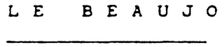 LE BEAUJO logo