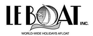 LE BOAT INC WORLDWIDE HOLIDAYS AFLOAT logo