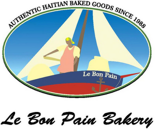 LE BON PAIN BAKERY AUTHENTIC HAITIAN BAKED GOODS SINCE 1988 logo