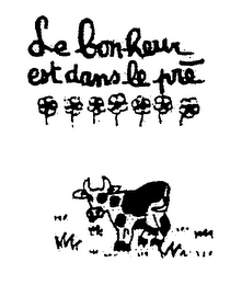 LE BONHEUR EST DANS LE PRE logo