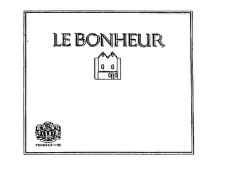 LE BONHEUR FOUNDED 1790 logo