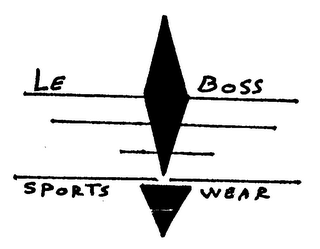 LE BOSS SPORTS WEAR logo