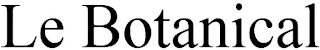 LE BOTANICAL logo