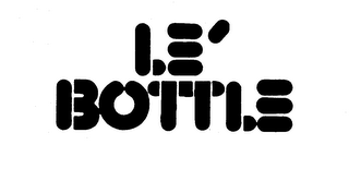LE' BOTTLE logo